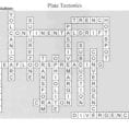 Crossword Puzzle For Plate Tectonics Arkeria Johnson