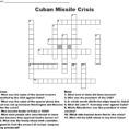 Cuban Missile Crisis Crossword  Word