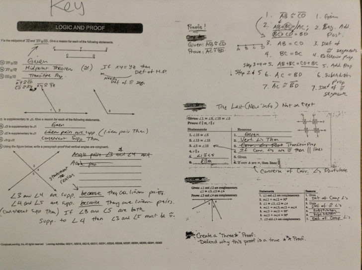 Geometry Cpctc Worksheet Answers Key