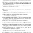Current Electricity Basics Worksheet  Mrynesclass Pages 1