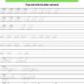 Cursive Alphabet Worksheets From Az  Nerdy Caterpillar