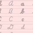 Cursive Letters Practice Letter Format For Adults Writing