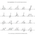 Cursive Letters Trace Letter Format Alphabet To Victorian