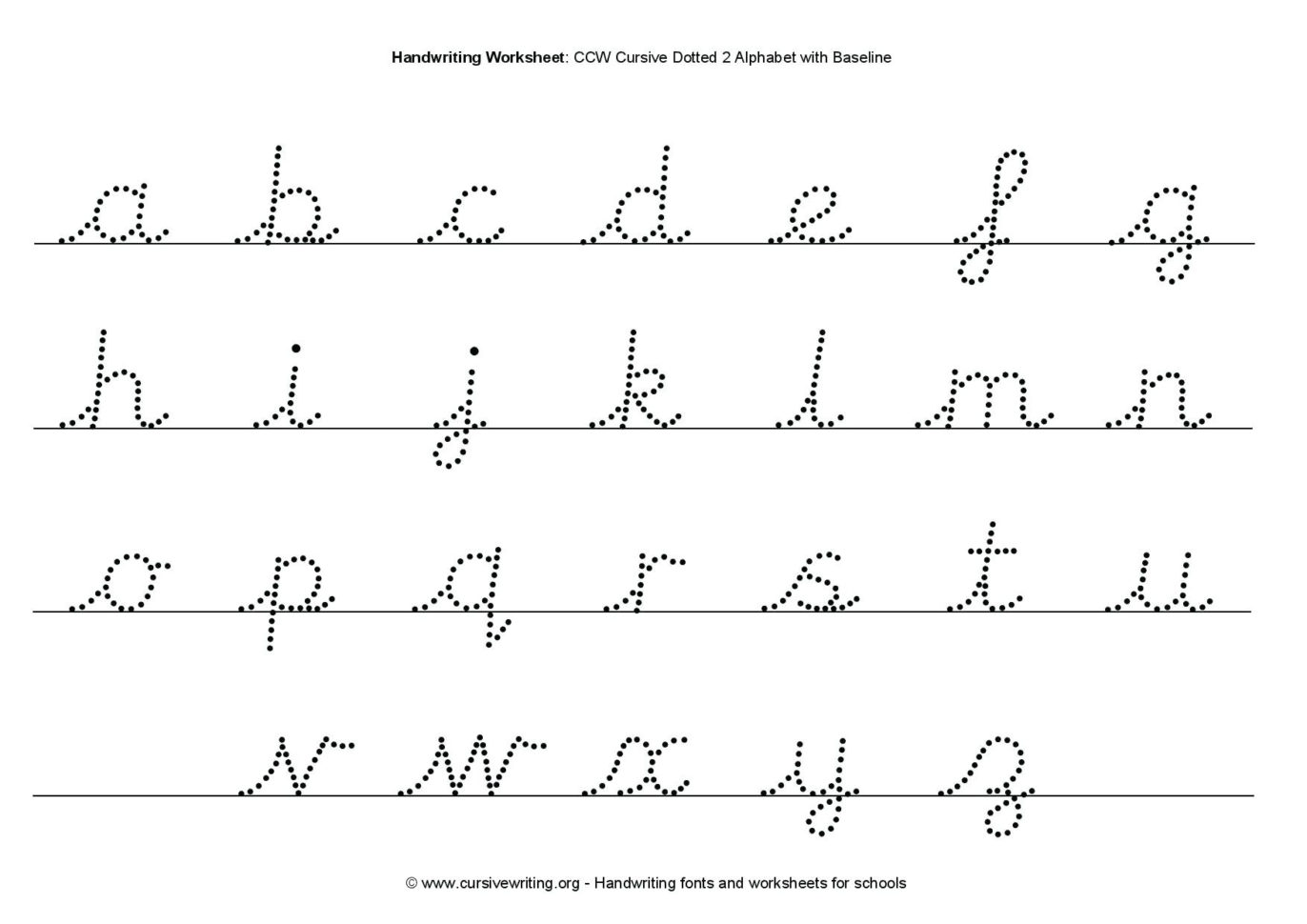 Cursive Letters Trace Letter Format Alphabet To Victorian