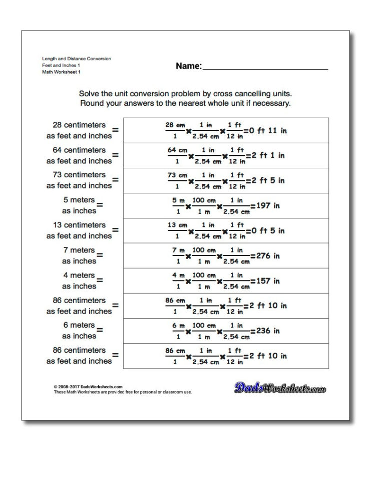 Customary And Metric