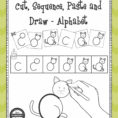Cut Sequence Paste And Draw – Alphabet
