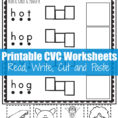 Cvc Worksheets Cut And Paste Letter O  Only Passionate Curiosity