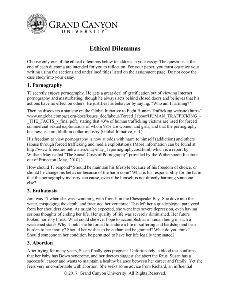 Cwv 101 Rs T7Ethical Dilemmas  Cwv 101 Christian Worldview