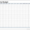 Daily Budget Spreadsheet Family  Free E2 80 93 Collections