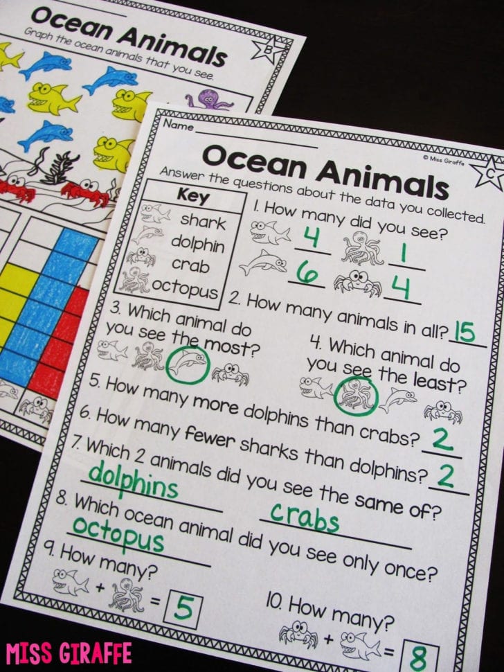 Data Analysis Worksheet Answer Key