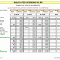 Dave Ramsey Allocated Spending Plan Excel Spreadsheet Of