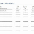 Dave Ramsey Debt Snowball Spreadsheet –