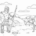 David And Goliath Coloring Pages  Best Coloring Pages For Kids