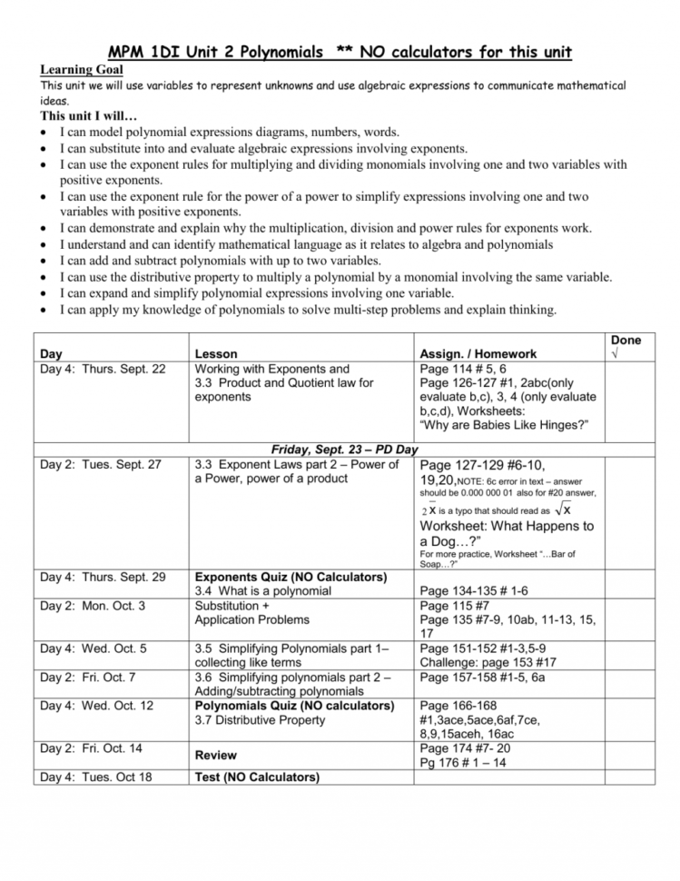 Day Adding Subtracting Polynomials Worksheet Kuta 009839464
