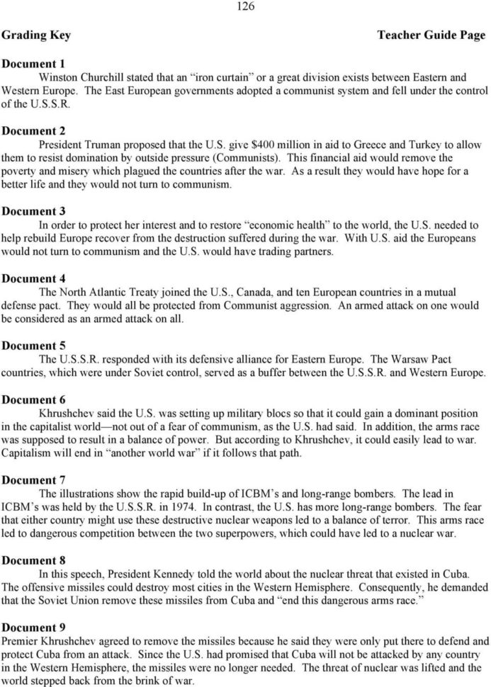 Dbq 13 Start Of The Cold R  Pdf