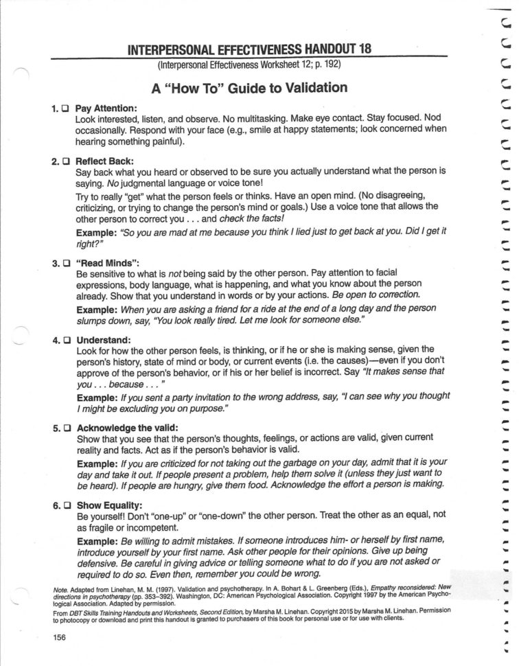 Dbt Interpersonal Effe Dear Man Dbt Worksheet Nice Line Plot — db-excel.com
