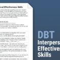 Dbt Interpersonal Effectiveness Skills Worksheet