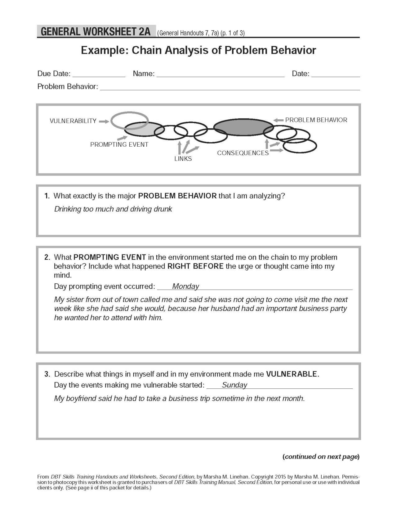 dbt skills training handouts and worksheets free download