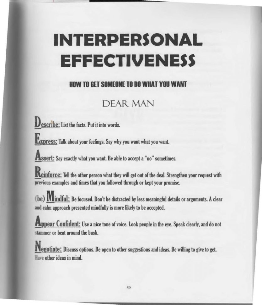 Dear Man Dbt Worksheet Good Budget Worksheet Excel  Yooob