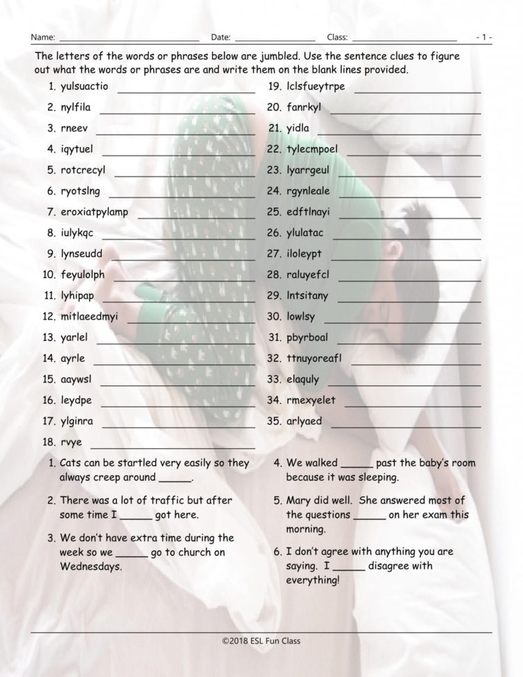 Decoding Unfamiliar Words Worksheets