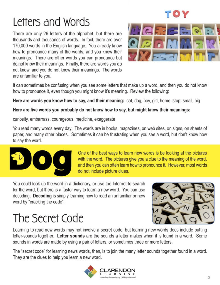 Decoding Words