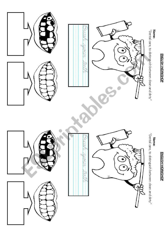 Dental Care Worksheets — db-excel.com