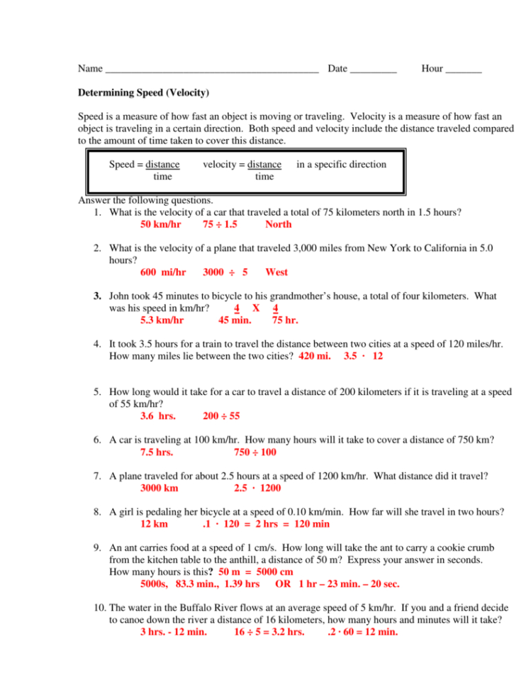 velocity-worksheets-with-answers