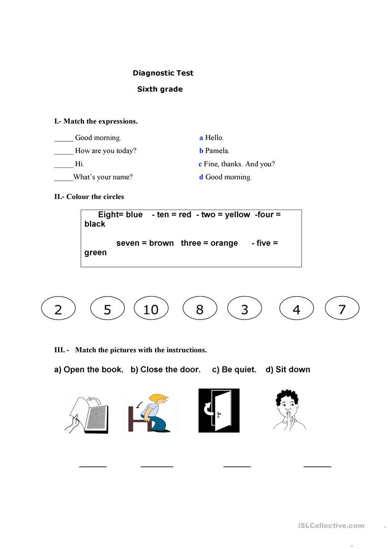 Grade Six English Worksheets — db-excel.com