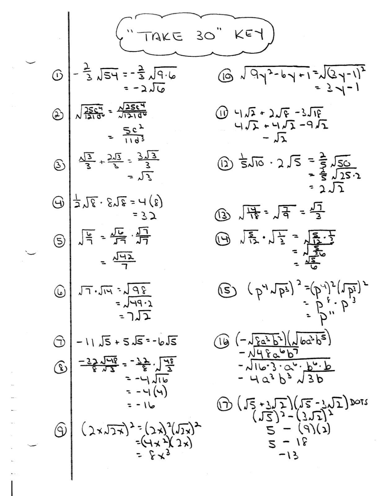 did you hear about math worksheet answer key db excelcom