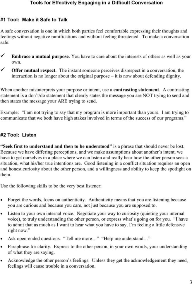 Difficult Conversations How To Discuss What Matters Most  Pdf