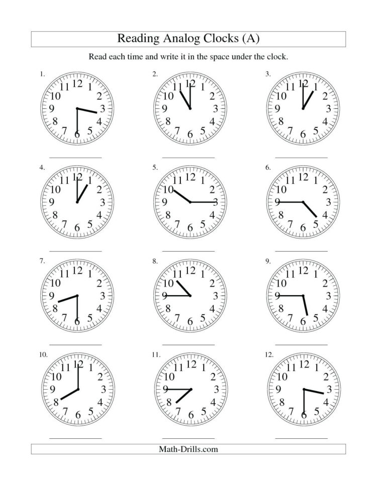 Digital Clock Worksheets Ks1 – Navajosheetco