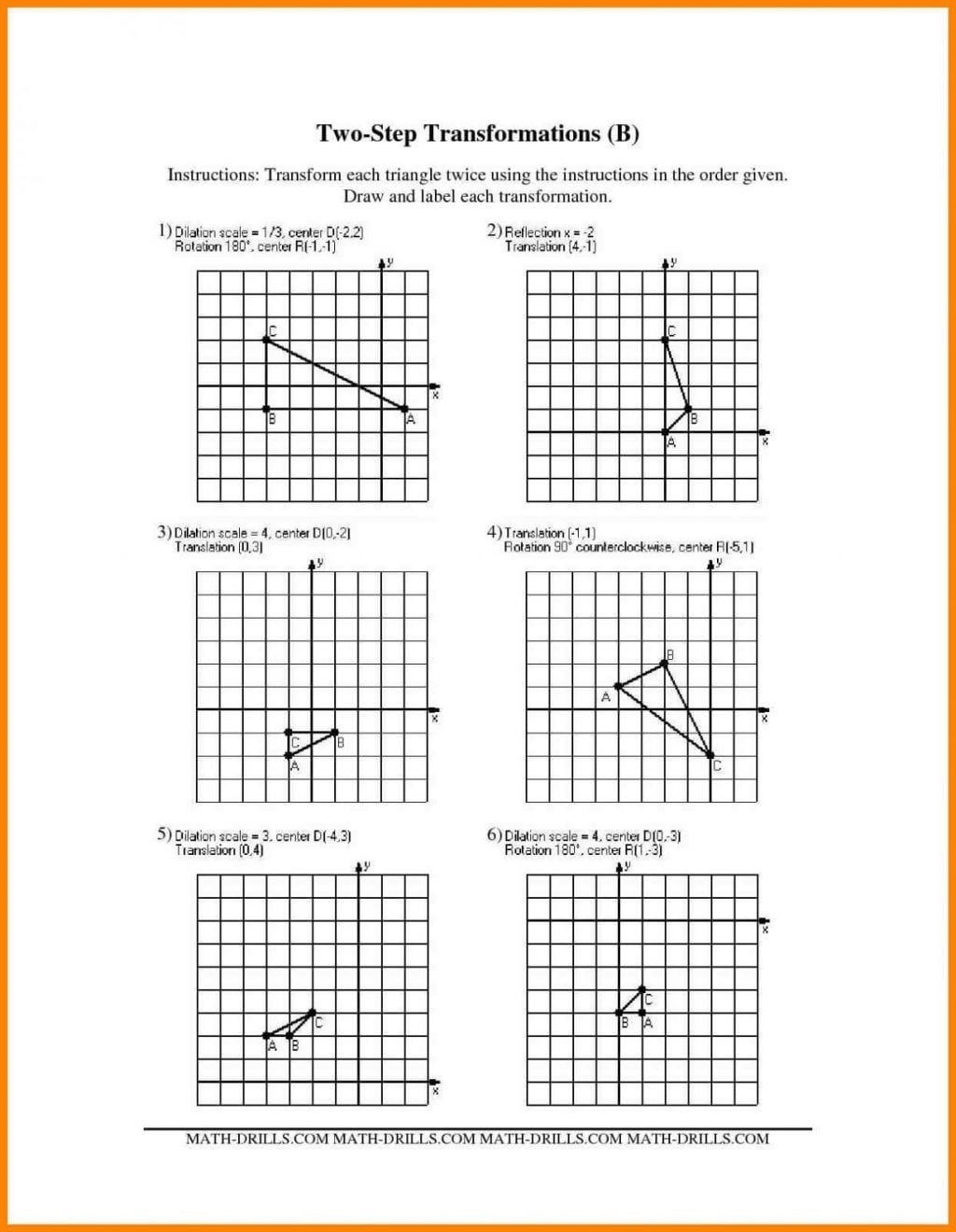 Dilation And Scale Factor Worksheet Answers db excel com