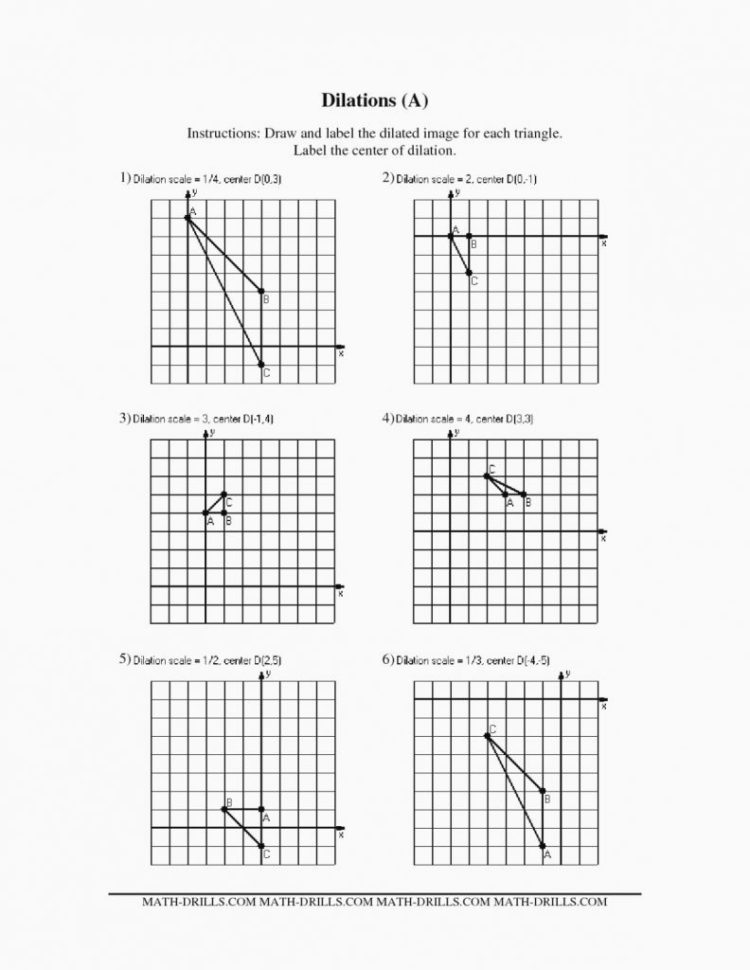 Dilations Worksheet Kuta Multiplying Decimals Worksheet