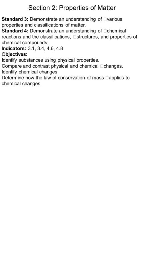 Directed Reading Worksheets Physical Science Answers