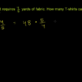 Dividing Fractions Word Problems Practice  Khan Academy