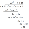 Dividing Polynomials · Precalculus