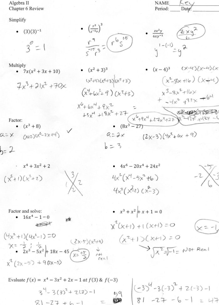 Dividing Polynomials Worksheet
