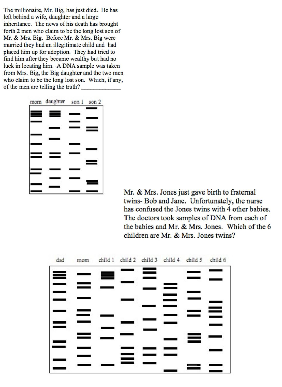 Dna Fingerprinting Worksheet Answer Key Db excel