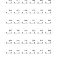 Double Digit Multiplication Worksheets Math Aids Outstanding