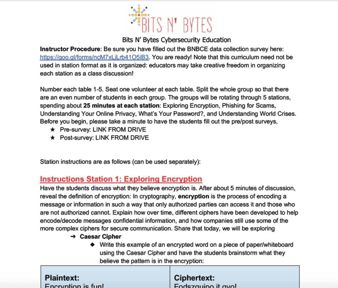Download Curriculum  Bits N' Bytes Cybersecurity