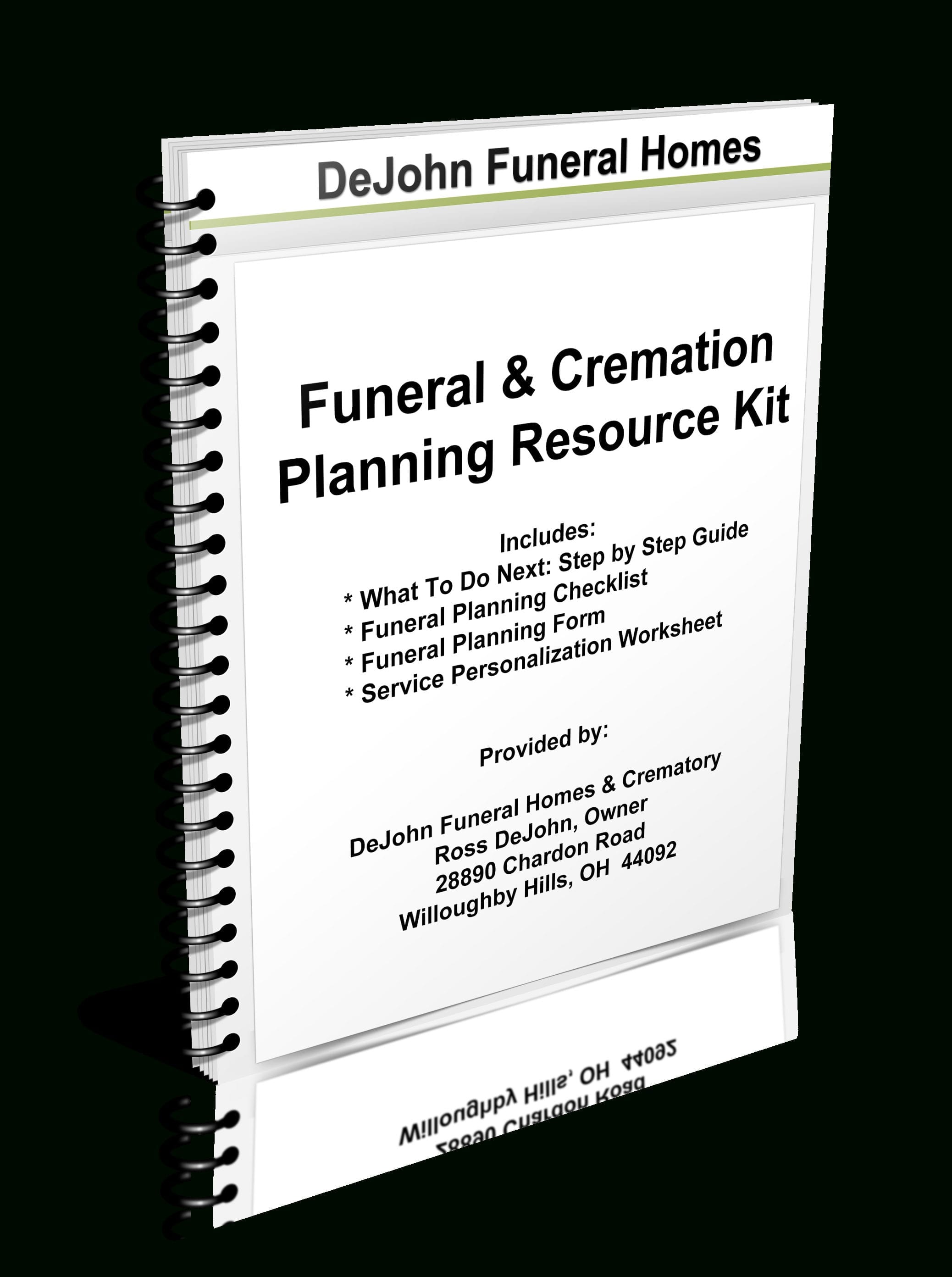 Download Your Resource Kit  Dejohn Funeral Homes  Crematory
