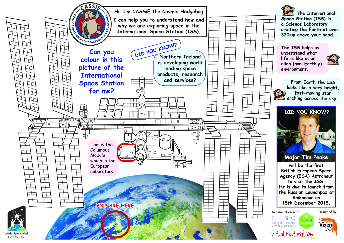 Download Your Space Nutrition Activity Sheet