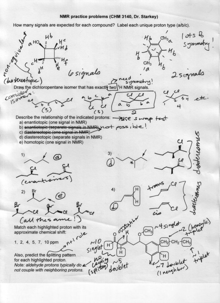 Dr Starkey's Chm 3140 Organic Chemistry I