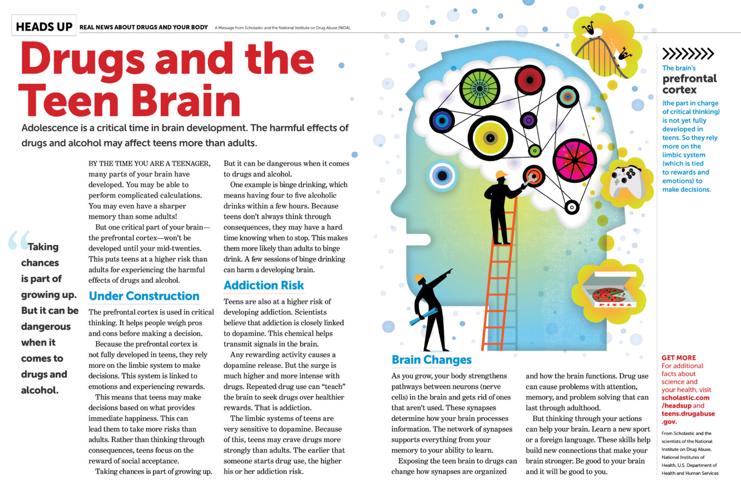 Drugs And The Teen Brain  Scholastic Nida