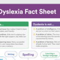 Dyslexia Fact Sheet