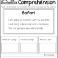 Early Reading Comprehension Worksheets Preschool Free