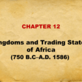 East African Kingdoms And Trading States