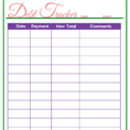 Easy To Use Free Printable Debt Tracker To Help Get Out Of