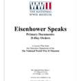 Eisenhower Speaks Primary Documents Dday Orders The