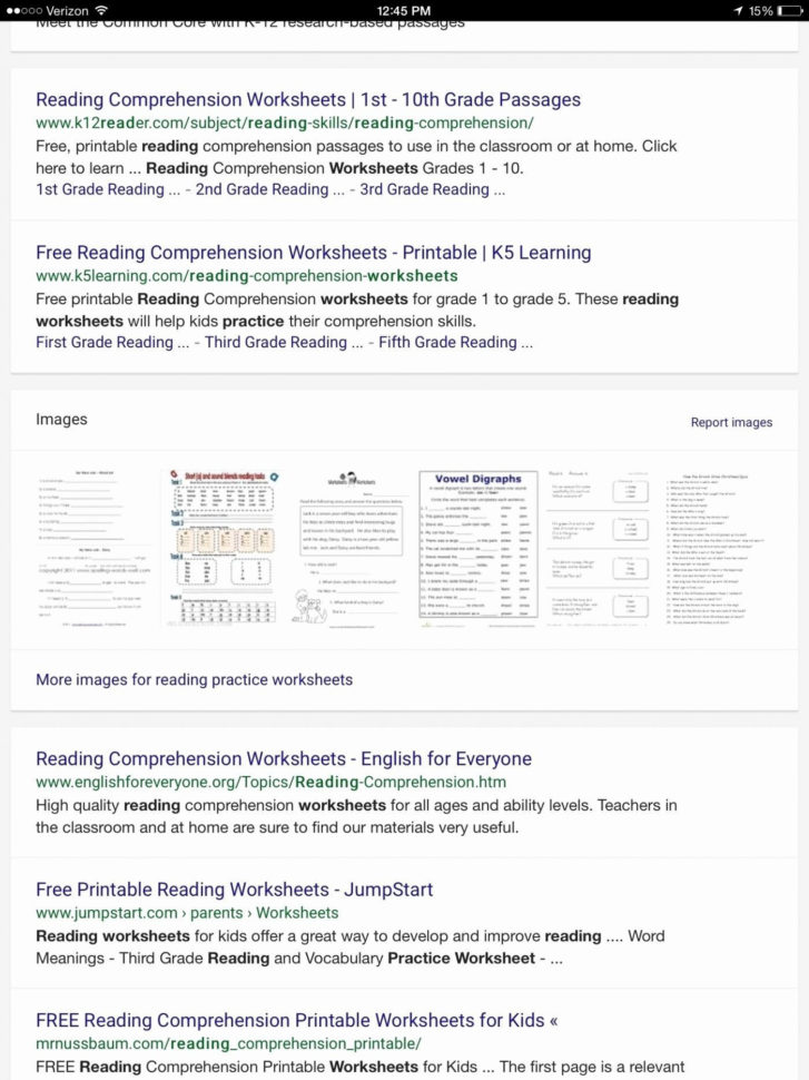 Elegant Reading Comprehension Worksheets Jumpstart